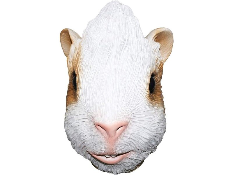 Hamster mask (white-brown)