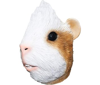 Hamster mask (white-brown)