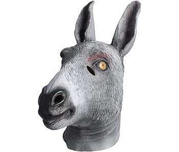 Donkey mask gray Deluxe