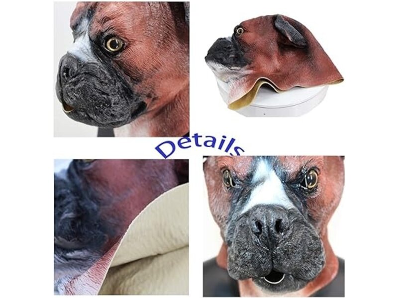 Dog mask Boxer Deluxe