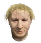 homme masque cheveux blonds (Boris Johnson)