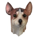 Masque pour chien Chiwauwa (marron-blanc)