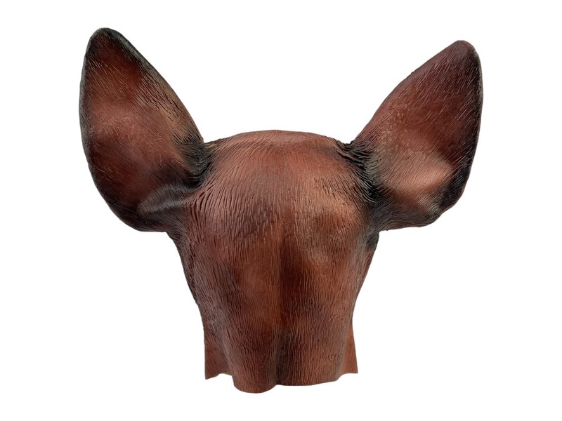 Dog mask Chiwauwa (brown-white)