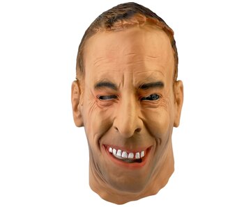 Masque homme souriant (cheveux bruns)