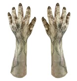 Dieren/monster handschoenen (grijs)