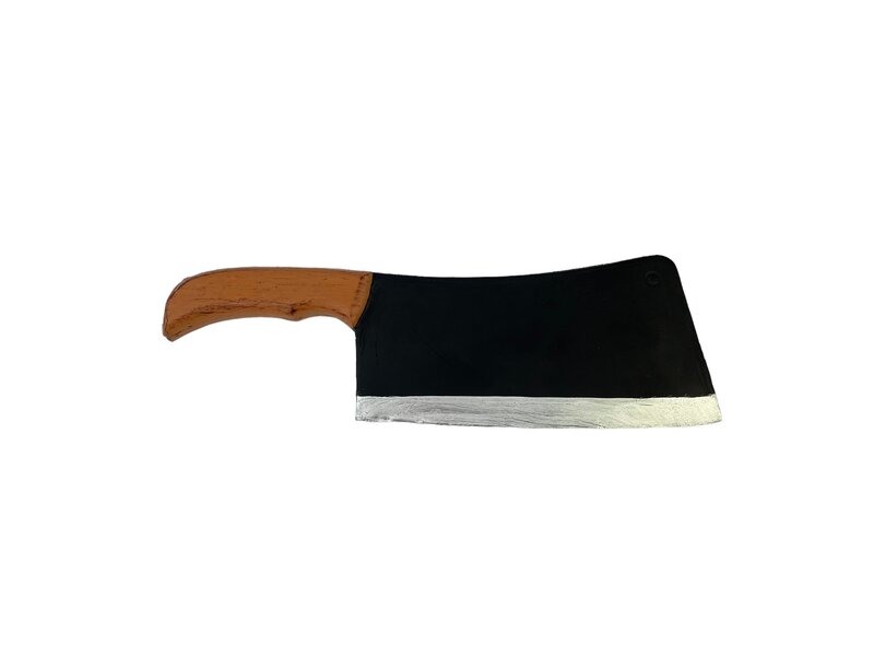 Cleaver (foam) realistic lifelike movie prop prop accessory