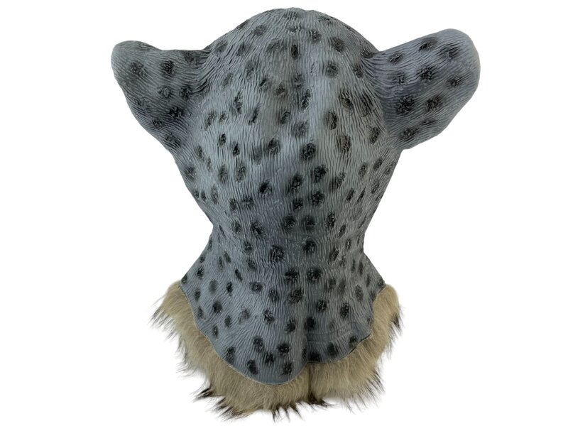 Luipaard masker (grijs)