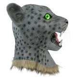 Leopard mask (gray)