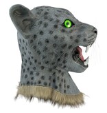 Maschera leopardo (grigia)