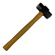 Short sledgehammer (foam) realistic prop accessory