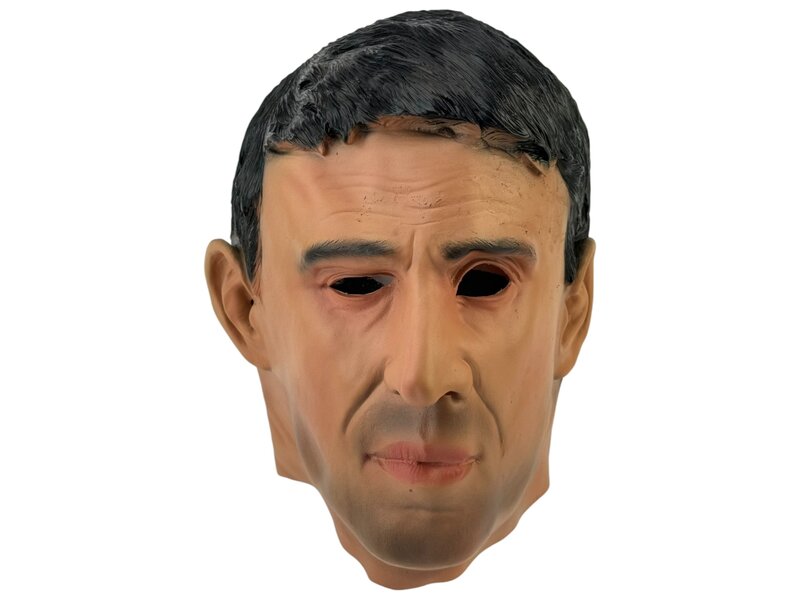 Man mask Deluxe (black hair)