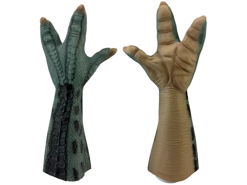 Animal gloves / props (green)