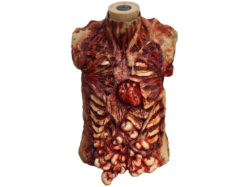Orrore Zombie Prop torso sanguinante fatto a pezzi