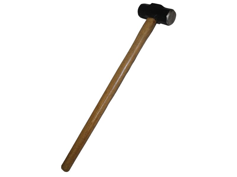 Long sledgehammer (foam) realistic lifelike movie attribute prop accessory