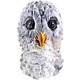 Vogelmaske (Eule) weiß