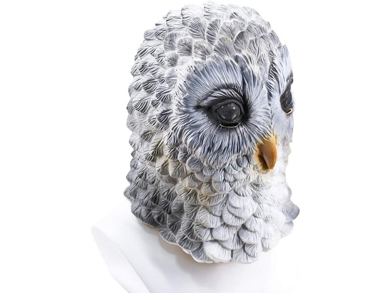 Bird mask (owl) white