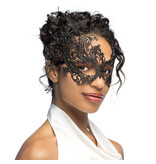MisterMask.nl Masque en dentelle noire (Flora)