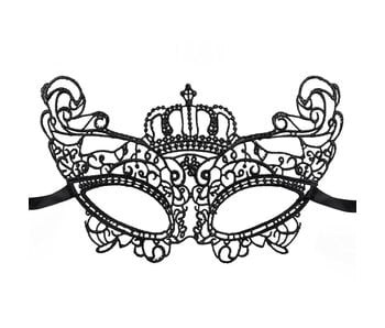 MisterMask.nl Black Lace Mask (Queen)