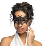 MisterMask.nl Maschera in pizzo nero (pipistrello)
