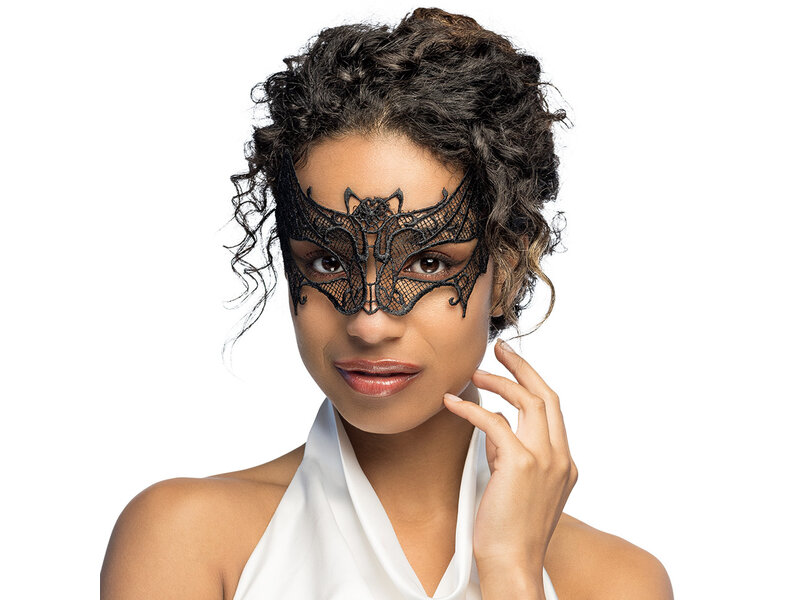 MisterMask.nl Kanten masker zwart (Vleermuis)