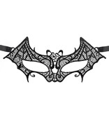 MisterMask.nl Black Lace Mask (Bat)