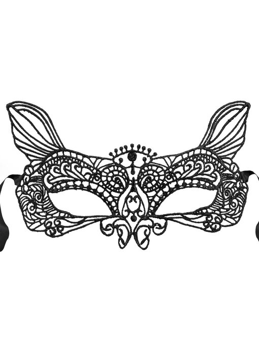 MisterMask.nl Black Lace Mask (Catwoman)