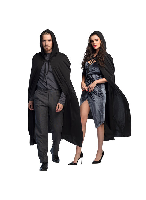 MisterMask.nl Black Cape (170 cm)