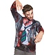 Fotorealistisches Zombie-Freak-Shirt (L)