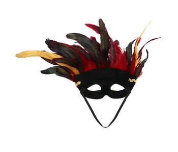 MisterMask.nl Venetiaans masker met verentooi