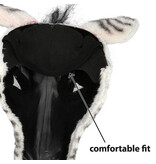MisterMask.nl Maschera da zebra (peluche)