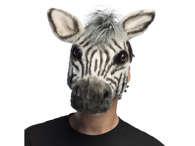 MisterMask.nl Zebra masker (Pluche)