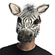 Zebra masker (Pluche)