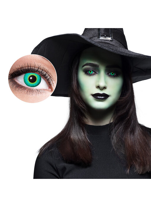 MisterMask.nl Green 'Witchcraft' Contact Lenses (Weekly)