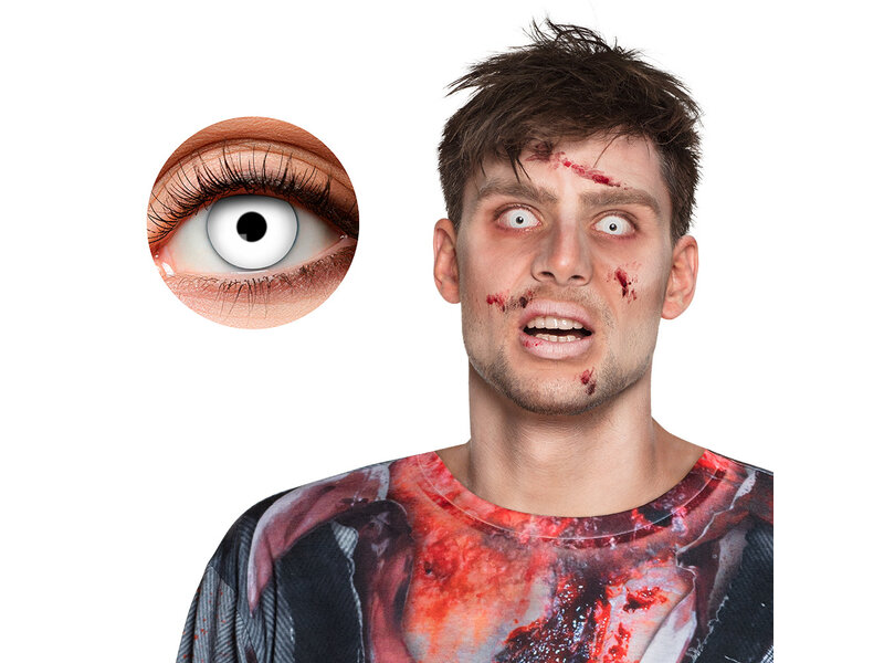 MisterMask.nl White Contact Lenses (3-Month Lenses)