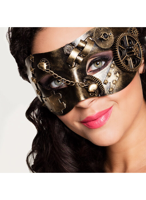MisterMask.nl Steampunk Mask (Brown / Copper)