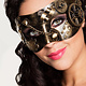Maschera steampunk (marrone / rame)