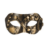MisterMask.nl Maschera steampunk (marrone / rame)