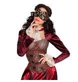 MisterMask.nl Masque steampunk (marron / cuivre)