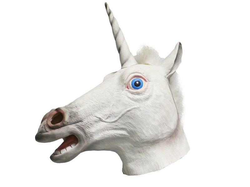 Maschera da Unicorno bianco