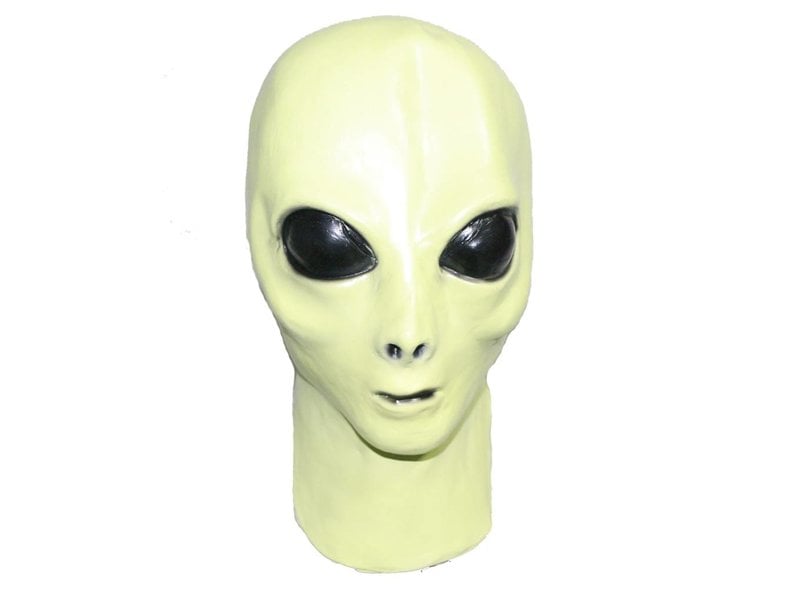 Masque d'Alien vert (brille dans le noir)