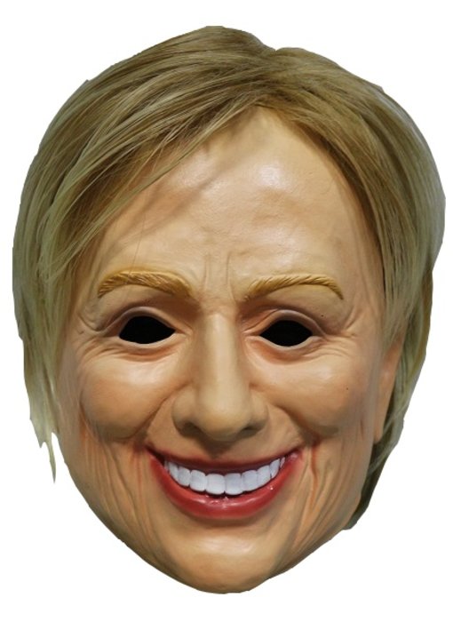 Maschera di Hillary Clinton