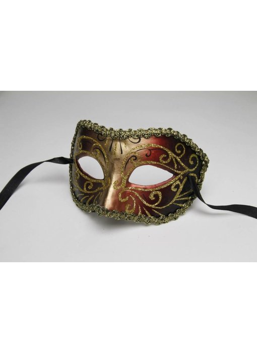 Venetian mask 'Columbina Magico' (Red)