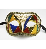 Venetiaan eye mask 'Columbina Multicolore'