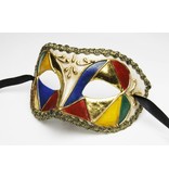 Venetiaan eye mask 'Columbina Multicolore'