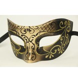 Venetian mask 'Columbina princessa' (gold)