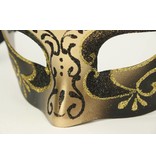 Venetian mask 'Columbina princessa' (gold)