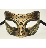 Venetian mask 'Columbina princessa' (gold)