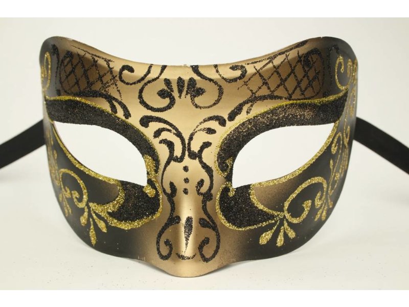 Venetiaans masker 'Columbina princessa' (goud)