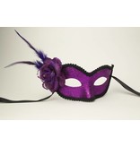 Venetian mask 'Rosa' (purple)