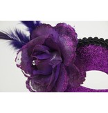 Venetian mask 'Rosa' (purple)